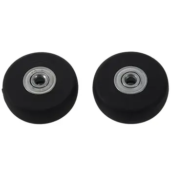 

2 Sets of Luggage Suitcase Replacement Wheels Axles Deluxe Repair Tool OD 50mm