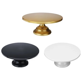 

12 Inch Iron Round Cake Stand Cake Plate Pedestal Dessert Holder Wedding Birthday Party
