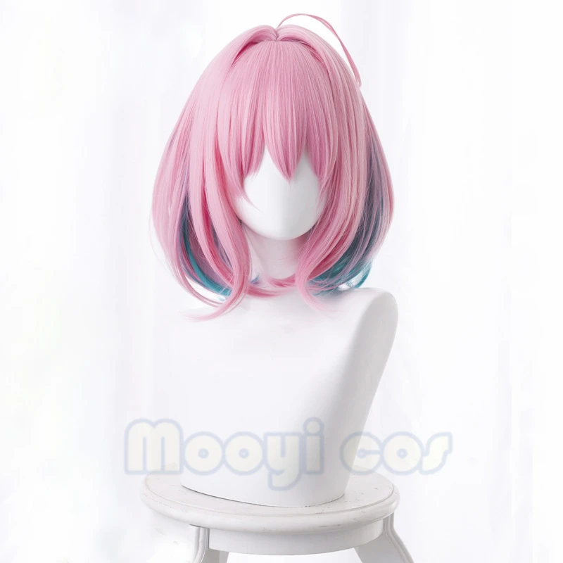 Женский парик Золушки для косплея IDOLM Yumemi Riamu короткий прямой из синтетического