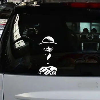 

Cool Cartoon Anime One Piece Luffy Stickers Windows Truck Bumper Decals Die Cut Sticker Style Vinyl JDM Travel Luggage (19*9cm)