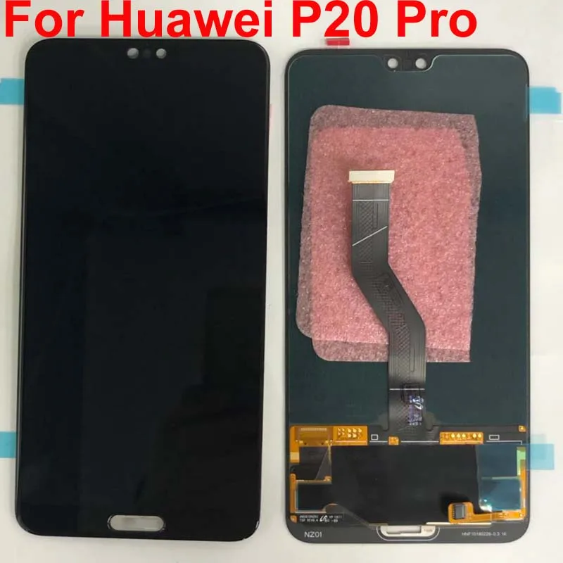 

6.1''100% test for huawei P20 Pro CLT-AL01 LCD Display with touch screen digitizer Assembly replacement parts Original Amoled