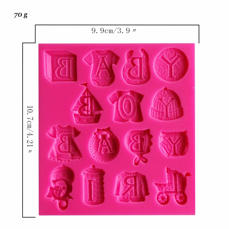 3D силиконовая форма для детского мыла формы из полимерной глины помадка форма для шоколадных конфет украшения торта Кондитерская Выпечка инструменты форма для торта
