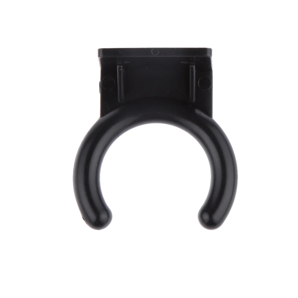 

Black Universal C Shaped Microphone Clip Clamp Wall Rack Holder Plastic