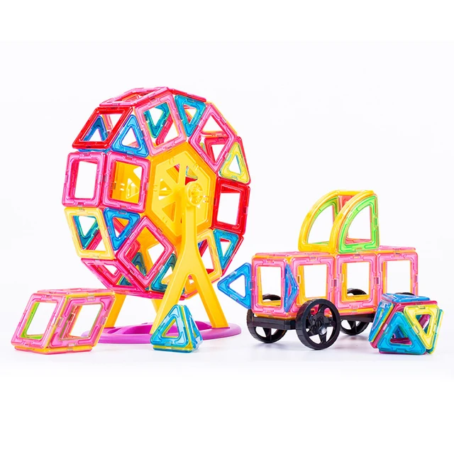 20-100pcs/SET Big Size Magnetic Designer Magnet Building Blocks Accessories Model Building Constructor Toys  juguetes para niño 6