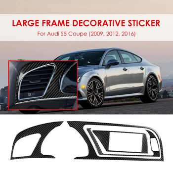 

Car Dashboard Instrument Panel Frame Trim Cover Stickers for Audi A5 S5 2009-2016 Auto Interior Decoration