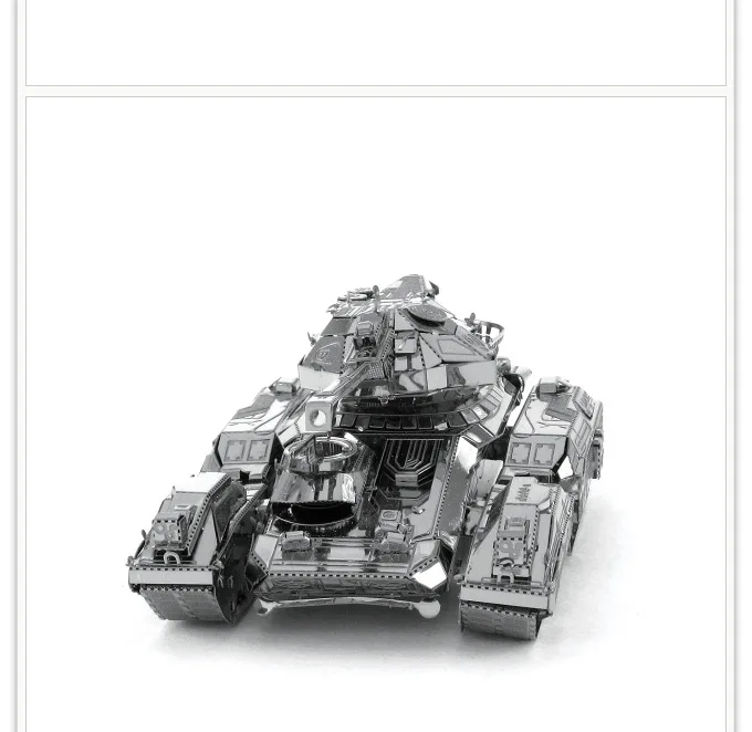 Love Spell Металл DIY собранная модель 3D без клея нанометровая головоломка Halo Scorpion Tank