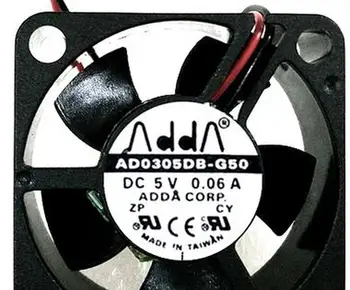 

3cm 3010 5V 0.06A AD0305DB-G50 2 wire double ball Mini cooling fan