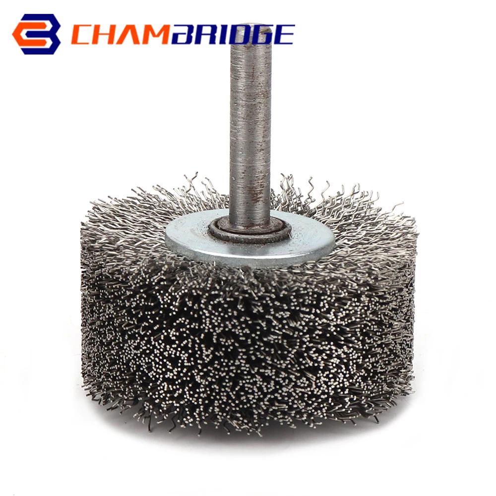 50mm Steel Wire Wheel Brush 1/4" Shank Dremel Rotary Tool for Mini Drill Dremel Metal Rust Removal Polishing 1/2/5Pcs 4