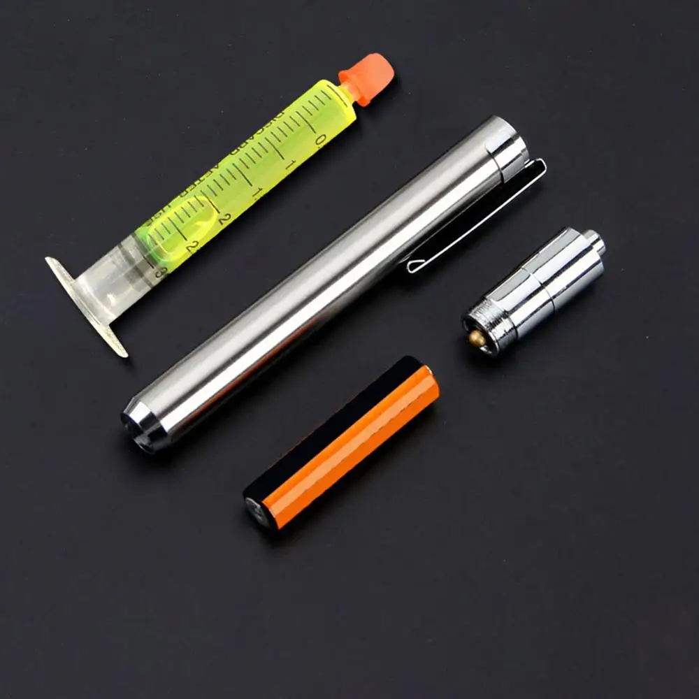 

Flashlight Torch Fluorescence Oil Detection Air Conditioning for Car A/C Pipeline Repair Stainless Steel 365nm UV Waterproof Led