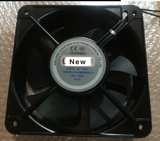 2-проводной охлаждающий вентилятор для сервера Emacro CNDF TA18060MBL-3 AC 380V 0.25A 180x180x60 мм |