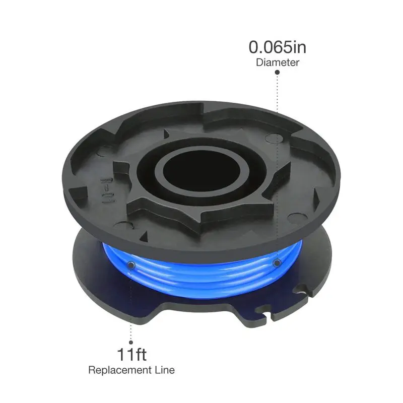 Строка триммеров Ryobi 0 065 дюймов Autofeed для замена катушки 18V 24V 40V Аккумуляторный 4 шт.