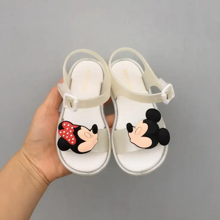 2021 nuevos niños de dibujos animados Mickey sandalias de verano Mini Melissa de jalea de moda Zapatos para niña y niño niños de PVC zapatos color caramelo Sandalia de niño