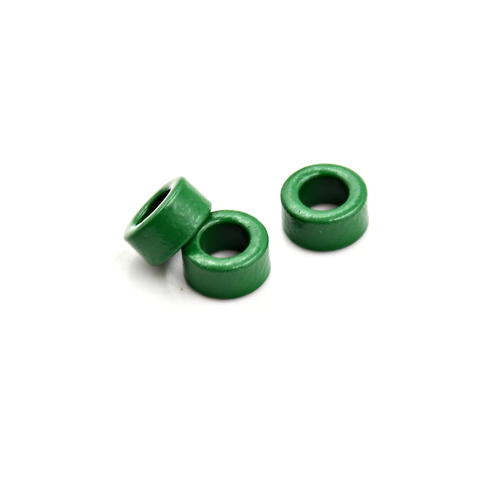 10PcsInductors Coils Green Toroid Ferrite Cores Anti-interference10mm*6mm*5mmSP
