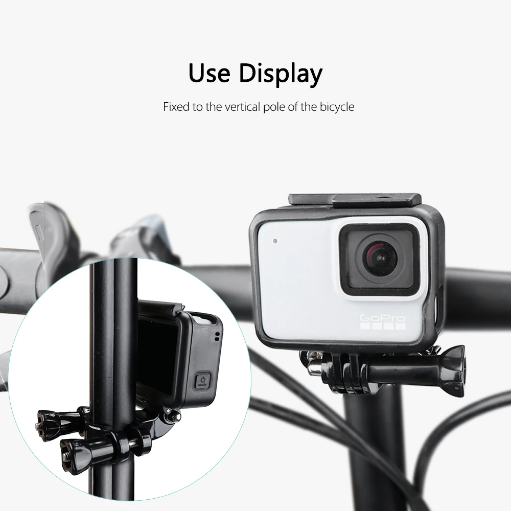 Аксессуары Vamson для Go Pro крепление на руль велосипеда или мотоцикла Gopro Hero 8 7 6 5 4 SJCAM