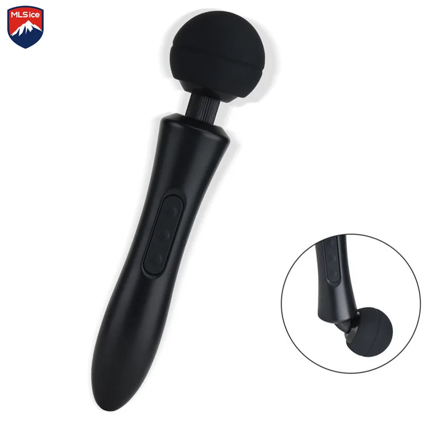 USB Charge Powerful Oral Clit Vibrators for Women AV Magic Wand Vibrator Body Massager AdultS Sex Toys Woman Masturbator | Красота и