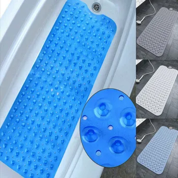 

Strong Large Anti Non Slip Suction Bath Shower Mat Foot Massage Bathroom antibacterial PVC non-slip bath mat Dropship #2640
