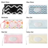 1PC Wet Wipes Bag Portable Flip Cover Snap-Strap Cosmetic Pouch Cute Baby Tissue Box Outdoor Cute Stroller Carrying Case Acces 5