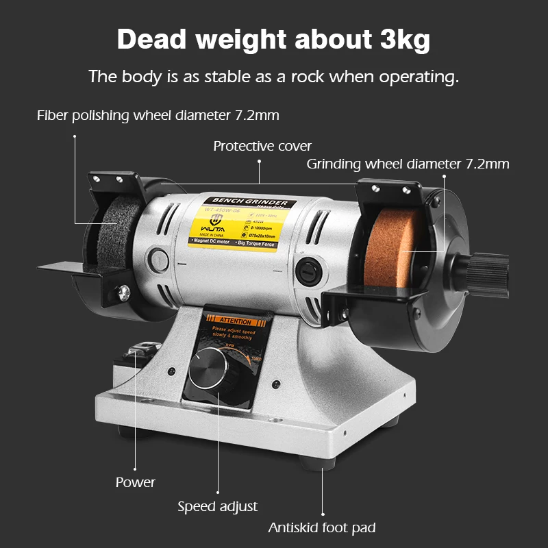 WUTA Leather Edge Burnishing Grinding 