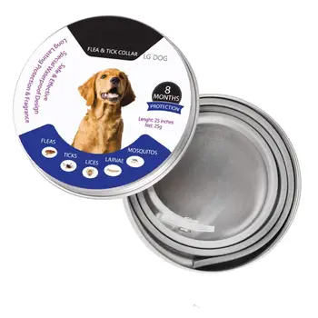 

Flea and Tick Collar for Pet Dogs and Cats Premium Material Adjustable and Waterproof Dogs Flea and Tick Control Collar