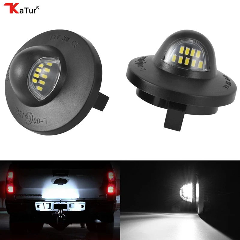 Katur 2x светодиодный Подсветка регистрационного номера для Ford F-150 1990-2014 F-250 F-350 F-450