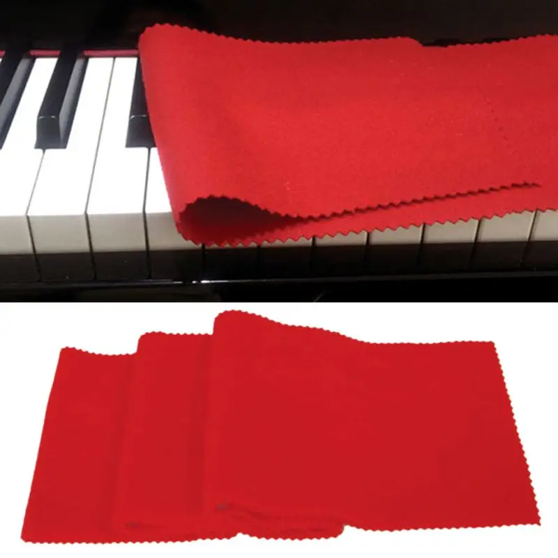 for Pianos Lovers No Dropping Hair Flannel Material Water Absorption Flannel Piano Key Cover Cloth Piano Keyboard Cover Cloth for Piano Keyboard 