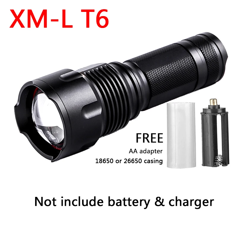 Litwod Z40 1006 CREE XHP70 XHP50 XM-L2 U3 XM-L T6 Мощность Фул светодиодный фонарик Мощность 26650 18650 14500 АА зарядная батарея - Испускаемый цвет: XM-L T6