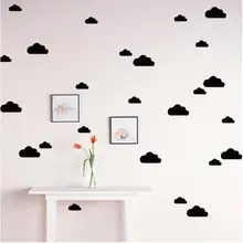 "Сделай сам" Облако наклейки на стену Гостиная Спальня настенное украшение, настенное наклейки поколение резные креативные настенные наклейки Комбинации C