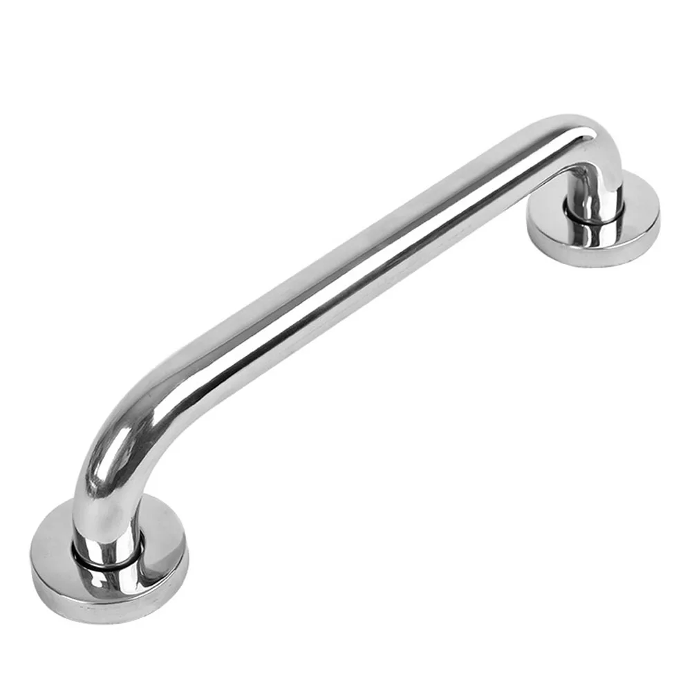 Silver Stainless Steel Anti-slip Safety Bathtub Handrails Shower Handle Straight Bathroom Grab Bar | Обустройство дома