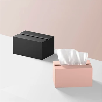 

B-LIFE BS Plastic Tissue Box Cover Holder Waterproof Toilet Roll Paper Holder Collection acial Holder Household Table Car Home