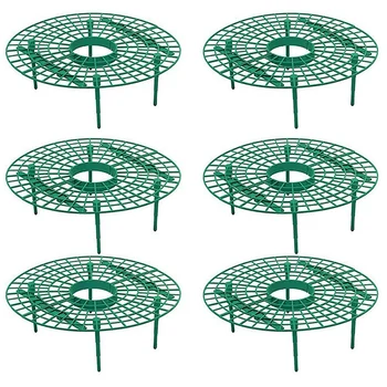 

6Pcs Plant Plastic Tool Strawberry Growing Circle Support Rack Farming Frame Gardening Vine