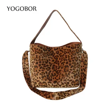 

Leopard Tote Bags For Women New Luxury Handbags Female Designer Chains Shoulder Messenger Bag Women's Crossbody Bags