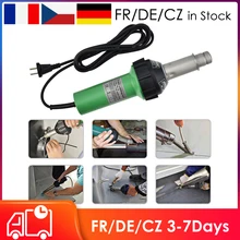 Pistolet à Air chaud 1600W pour soudage plastique portable, 30 680 ℃, Kit de pistolet à Air chaud en PVC avec buses de rechange pour la réparation du plastique