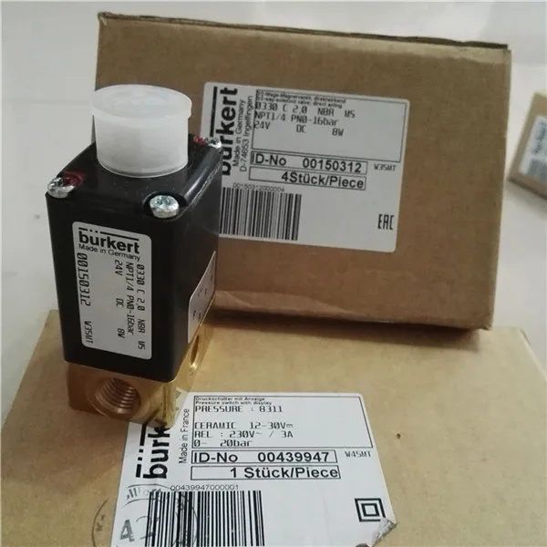 Германский электромагнитный клапан burkert 0330 C 2 0 NBR MS NPT1/4 24V DC 00150312|ЖК-экраны и панели
