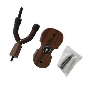

Violin Wall Hanger Studio Wall Mount With Bow Holder Peg For Musical Lovers 3.86x2.44x5.91inch