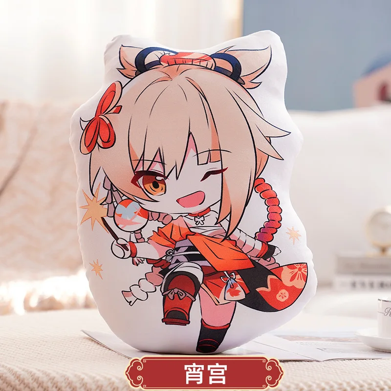 Impact Cosplay Anime Sumeru Barbara Bennett Mona Rosaria Yanfei Yoimiya Nilou Heizou Nahida Plush Toys Pillow