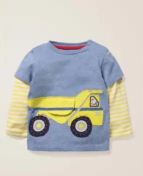 

children Boys Spring Fashion baby clothing cotton cute Long Sleeve shirts Top kids