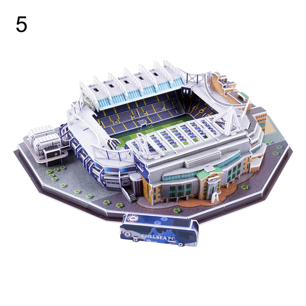 Детская забавная модель футбольного стадиона 3D головоломка игра DIY игрушка Детские развивающие игрушки для детей подарок