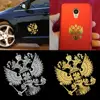Pegatinas 3D de Metal para coche, calcomanías doradas de Metal y níquel de Rusia, pegatinas rusas para automóviles ► Foto 1/6