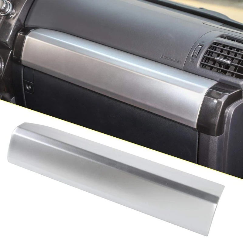 

Car Co-Pilot Passenger Decoration Trim Passenger Side Dash Trim for Toyota 4Runner SUV 2010-2019 Silver