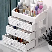 Organizador de maquiagem à prova dwaterproof água caso cosméticos caixa de jóias de maquiagem multifuncional organizador de viagem gaveta de armazenamento em casa boxs