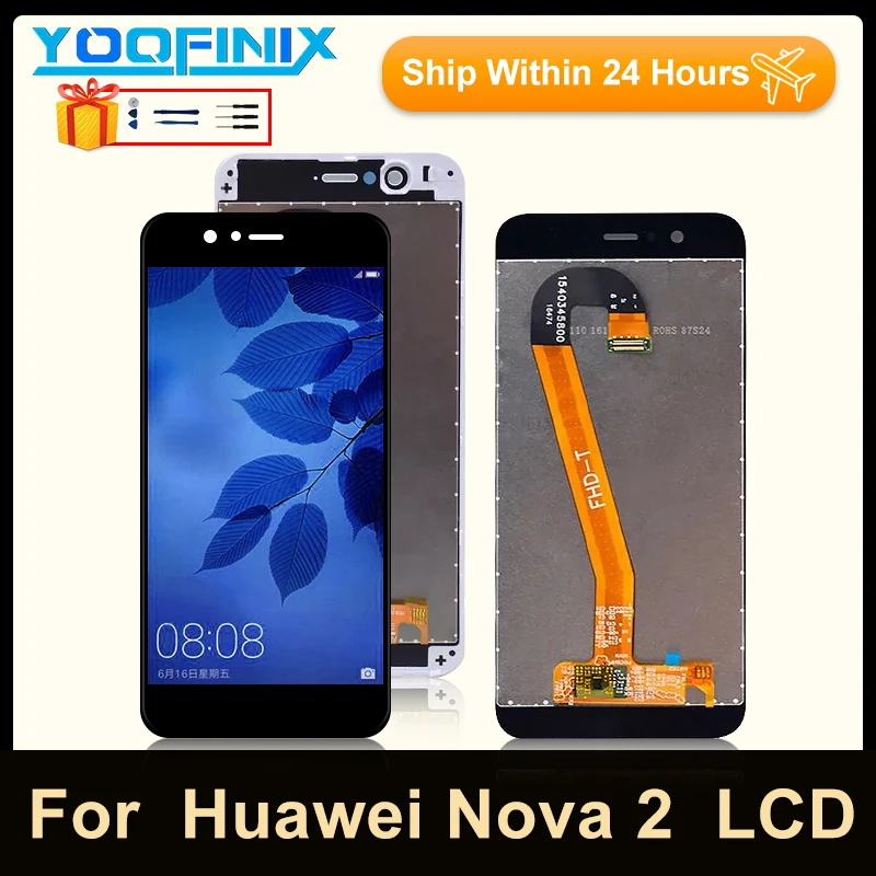5 0 &quotдля Huawei Nova 2 ЖК-дисплей Женский дисплей сенсорный экран дигитайзер запасные