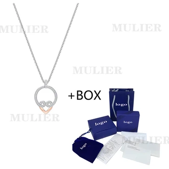 

SWA 2019 MULIER New MY HERO Chic Heart Shape Fashion Jewelry Romantic Wild Women's Necklace Free Shipping