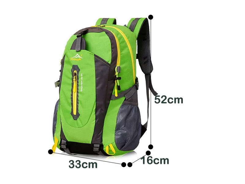 40L Waterproof Outdoor Travelling Backpack Women Men Climbing Backpacks