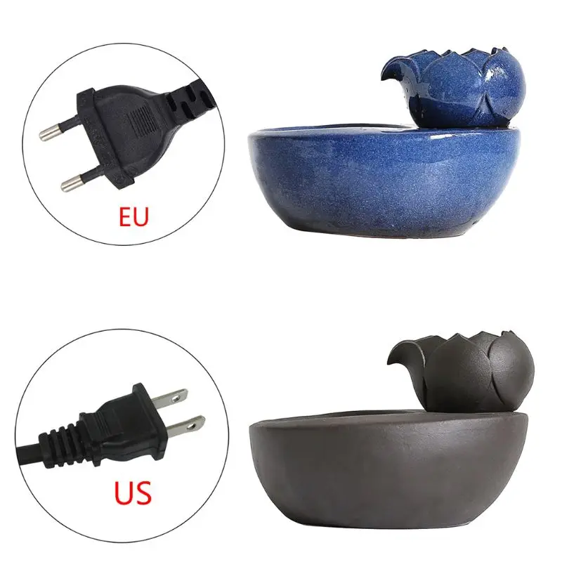 Electric Ceramics Cat Drinking Feeder Automatic Circulating Cat Dogs Drinking Water Fountain