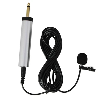 

Portable External 3.5mm Hands-Free Mini Wired Collar Clip Lapel Lavalier Microphone Lound Speaker for Music PC Laptop