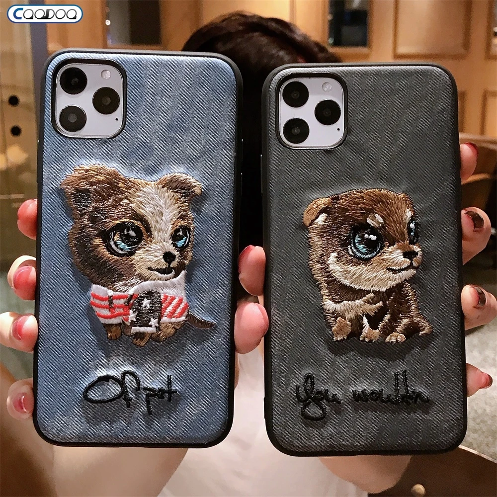 Чехлы Cqqdoq в джинсовом стиле для телефона iPhone 11 Pro X XR XS Max 6 6S 7 8 Plus защитный чехол с