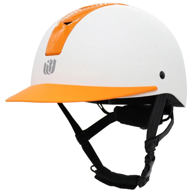49-58cm Summer Ultra Light Children's Equestrian Helmet Riding Helmet Knight Hat Removable Brim Speed Helmet Horse Riding Acc 5