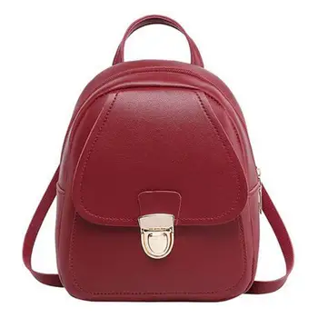 

Fanspack Simple Wild Women's Mini Backpack Purse Fashion Top Handle Travel Backpack Crossbody Bag For Women Travel Essentials
