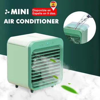 

Mini Portable Air Conditioner Humidifier with Water Tank Air Cooler USB 3 Speeds Cooling Fan Air Conditioning for Home Office 5V