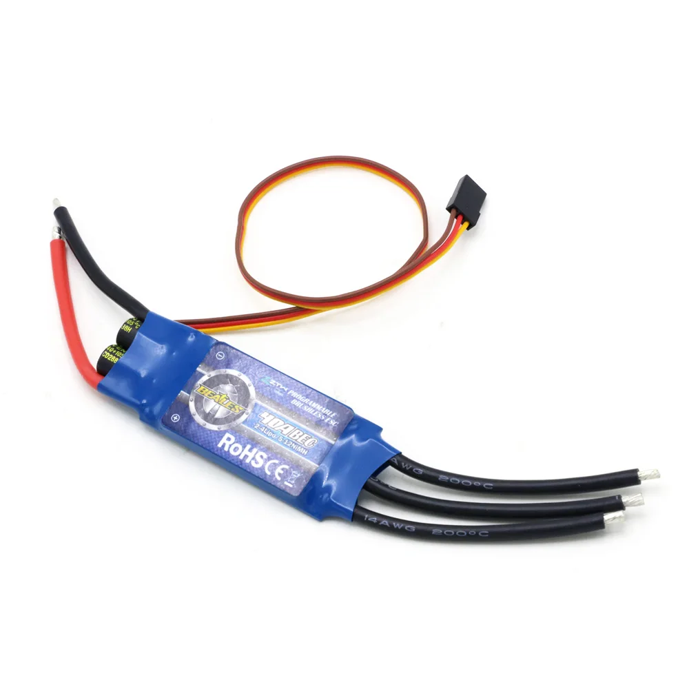 ZTW Beatle Series 2-6s 20A 30A 40A 50A 60A 80A контроллер скорости ESC с Programe картой для радиоуправляемого дрона RC вертолета